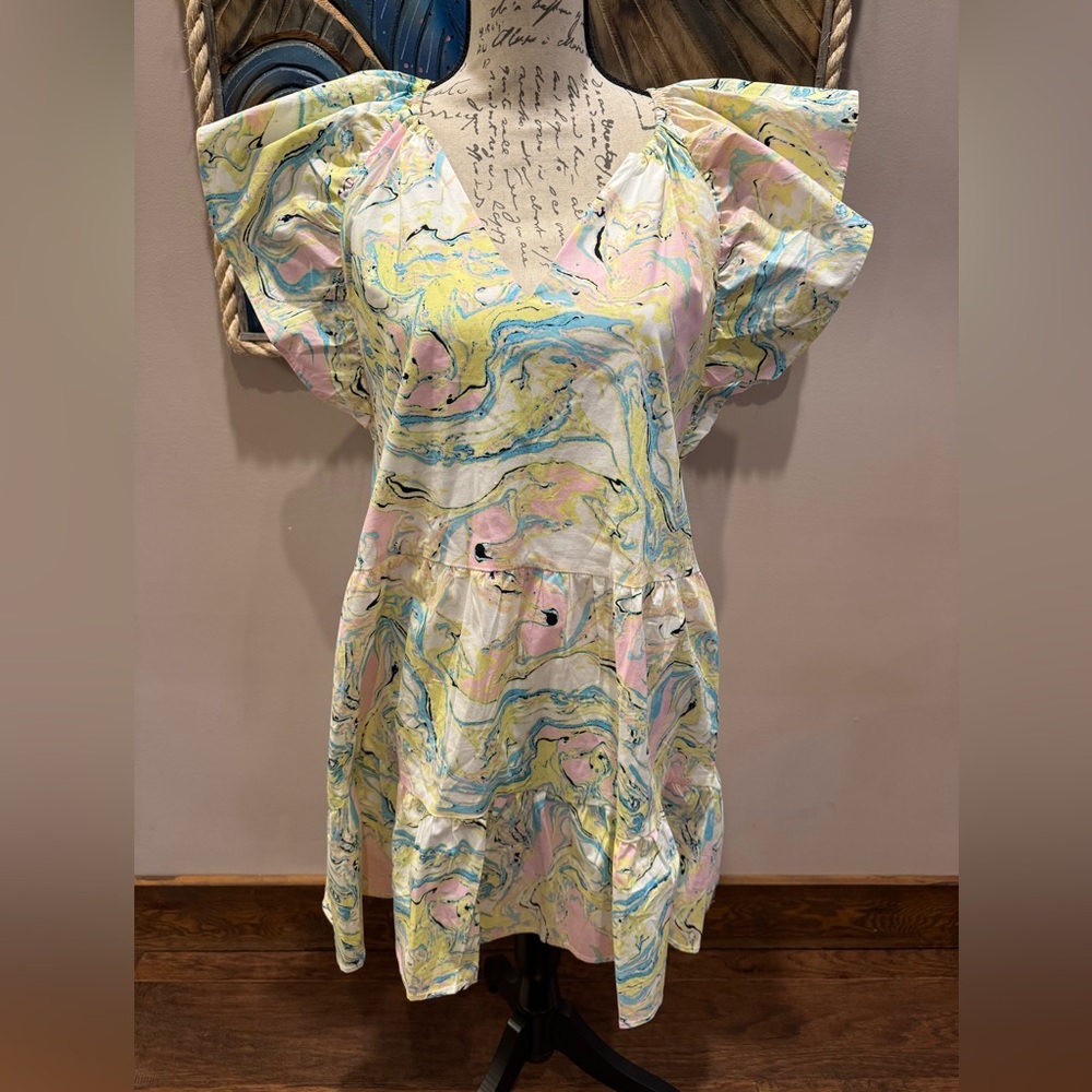 Buddy Love Ronnie Ruffle Sleeve Dress